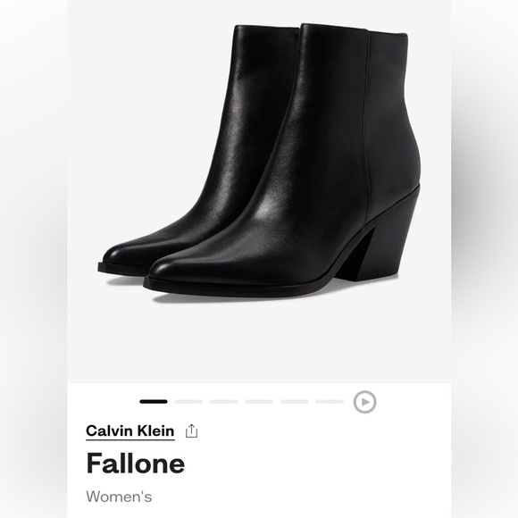 Calvin Klein Women's Black Leather Boots
💥New w/o Original Box - Picture 5 of 8